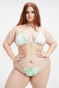 Cheap ๐ฏ GA-SALE Bikini Tops TINY TIES TOP | GREEN MARBLE001 ๐ฏ 15 GA-SALE Bikini Tops TINY TIES TOP | GREEN MARBLE001