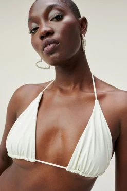 GOOD AMERICAN TINY TIES TOP | IVORY001