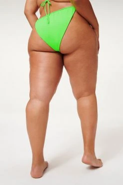 GA-SALE Bikini Bottoms TINY TIES BOTTOM | CHARTREUSE003