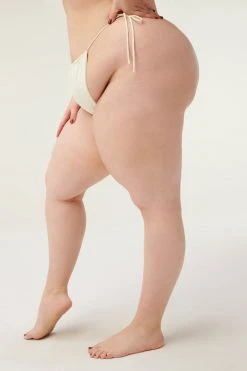 GOOD AMERICAN TINY TIES BOTTOM | IVORY001 Bikini Bottoms