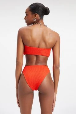 GOOD AMERICAN Bikini Tops ALWAYS FITS BETTER BAND TOP | BRIGHT POPPY002