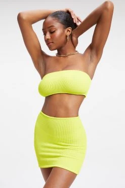 Outlet โญ GOOD AMERICAN ๐ Bikini Tops ALWAYS FITS BETTER BAND TOP | ELECTRIC YELLOW001 ๐งจ 26 GOOD AMERICAN Bikini Tops ALWAYS FITS BETTER BAND TOP | ELECTRIC YELLOW001