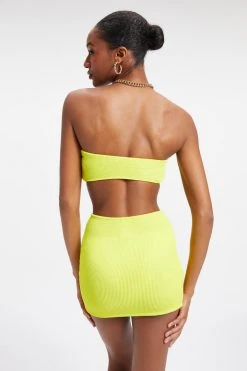 Outlet โญ GOOD AMERICAN ๐ Bikini Tops ALWAYS FITS BETTER BAND TOP | ELECTRIC YELLOW001 ๐งจ 28 GOOD AMERICAN Bikini Tops ALWAYS FITS BETTER BAND TOP | ELECTRIC YELLOW001