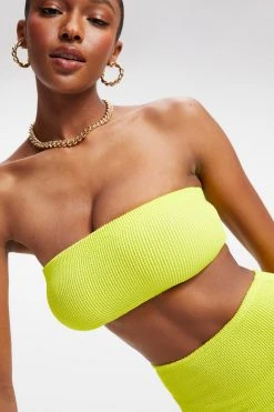Outlet โญ GOOD AMERICAN ๐ Bikini Tops ALWAYS FITS BETTER BAND TOP | ELECTRIC YELLOW001 ๐งจ 29 GOOD AMERICAN Bikini Tops ALWAYS FITS BETTER BAND TOP | ELECTRIC YELLOW001