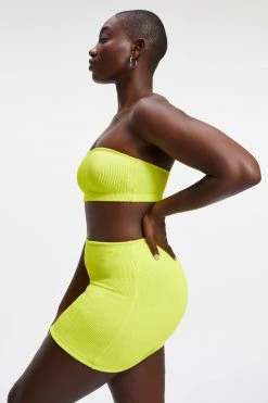 Outlet โญ GOOD AMERICAN ๐ Bikini Tops ALWAYS FITS BETTER BAND TOP | ELECTRIC YELLOW001 ๐งจ 20 GOOD AMERICAN Bikini Tops ALWAYS FITS BETTER BAND TOP | ELECTRIC YELLOW001