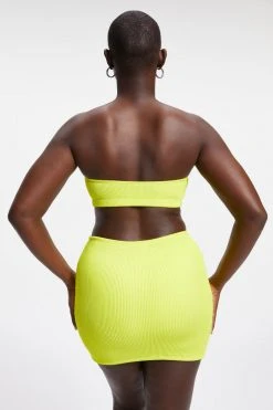 Outlet โญ GOOD AMERICAN ๐ Bikini Tops ALWAYS FITS BETTER BAND TOP | ELECTRIC YELLOW001 ๐งจ 22 GOOD AMERICAN Bikini Tops ALWAYS FITS BETTER BAND TOP | ELECTRIC YELLOW001