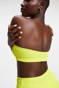 Outlet โญ GOOD AMERICAN ๐ Bikini Tops ALWAYS FITS BETTER BAND TOP | ELECTRIC YELLOW001 ๐งจ 23 GOOD AMERICAN Bikini Tops ALWAYS FITS BETTER BAND TOP | ELECTRIC YELLOW001