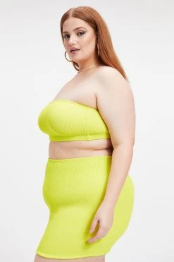Outlet โญ GOOD AMERICAN ๐ Bikini Tops ALWAYS FITS BETTER BAND TOP | ELECTRIC YELLOW001 ๐งจ 32 GOOD AMERICAN Bikini Tops ALWAYS FITS BETTER BAND TOP | ELECTRIC YELLOW001