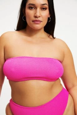 Cheapest 🎉 GOOD AMERICAN Bikini Tops ALWAYS FITS BETTER BAND TOP | HAWAIIAN PINK001 🌟 22 GOOD AMERICAN Bikini Tops ALWAYS FITS BETTER BAND TOP | HAWAIIAN PINK001