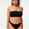GOOD AMERICAN ALWAYS FITS BETTER BAND TOP | BLACK001 Bikini Tops