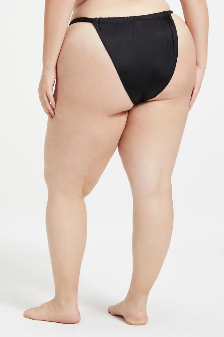 New 🥰 GOOD AMERICAN SHINE RUCHED BOTTOM | BLACK001 Bikini Bottoms 😉 13 GOOD AMERICAN SHINE RUCHED BOTTOM | BLACK001 Bikini Bottoms