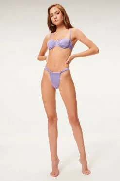 GA-SALE SHINE RUCHED BOTTOM | LILAC MIST001