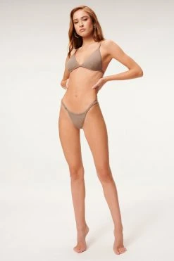 GA-SALE SUEDED PERFECT FIT BOTTOM | LOVELY GREY 002 Bikini Bottoms