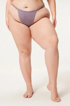 GA-SALE SUEDED PERFECT FIT BOTTOM | LOVELY LILAC 002 Bikini Bottoms