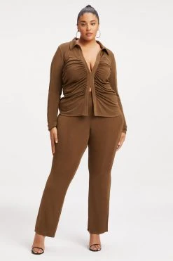 GA-SALE METALLIC BOOT CUT | MOCHA001 Cover Ups