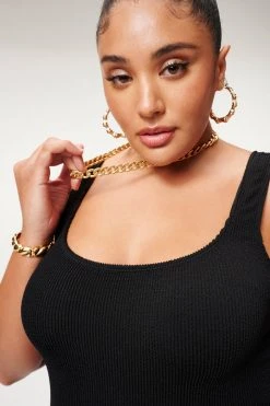 Best deal ✔️ GOOD AMERICAN ALWAYS FITS MINI 🧨 DRESS | BLACK001 ⭐ 10 GOOD AMERICAN ALWAYS FITS MINI DRESS | BLACK001