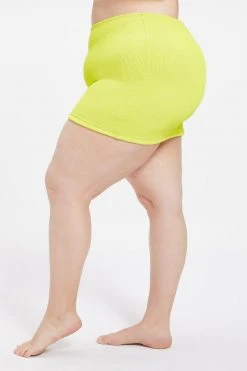 GOOD AMERICAN Cover Ups ALWAYS FITS MINI SKIRT | ELECTRIC YELLOW001