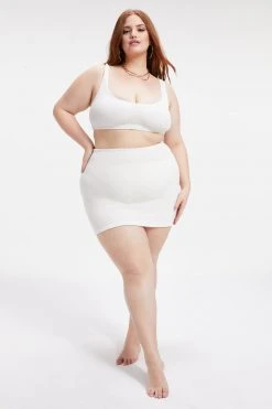 Outlet ๐งจ GOOD AMERICAN Cover Ups ALWAYS FITS MINI ๐ SKIRT | IVORY001 โจ 15 GOOD AMERICAN Cover Ups ALWAYS FITS MINI SKIRT | IVORY001