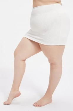 Outlet ๐งจ GOOD AMERICAN Cover Ups ALWAYS FITS MINI ๐ SKIRT | IVORY001 โจ 19 GOOD AMERICAN Cover Ups ALWAYS FITS MINI SKIRT | IVORY001