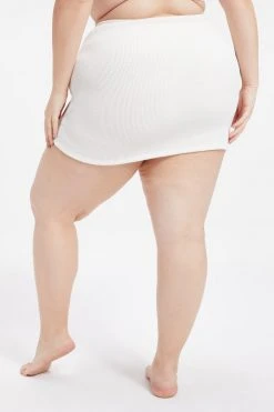 Outlet ๐งจ GOOD AMERICAN Cover Ups ALWAYS FITS MINI ๐ SKIRT | IVORY001 โจ 20 GOOD AMERICAN Cover Ups ALWAYS FITS MINI SKIRT | IVORY001