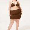 GA-SALE ALWAYS FITS MINI SKIRT | MOCHA001 Cover Ups