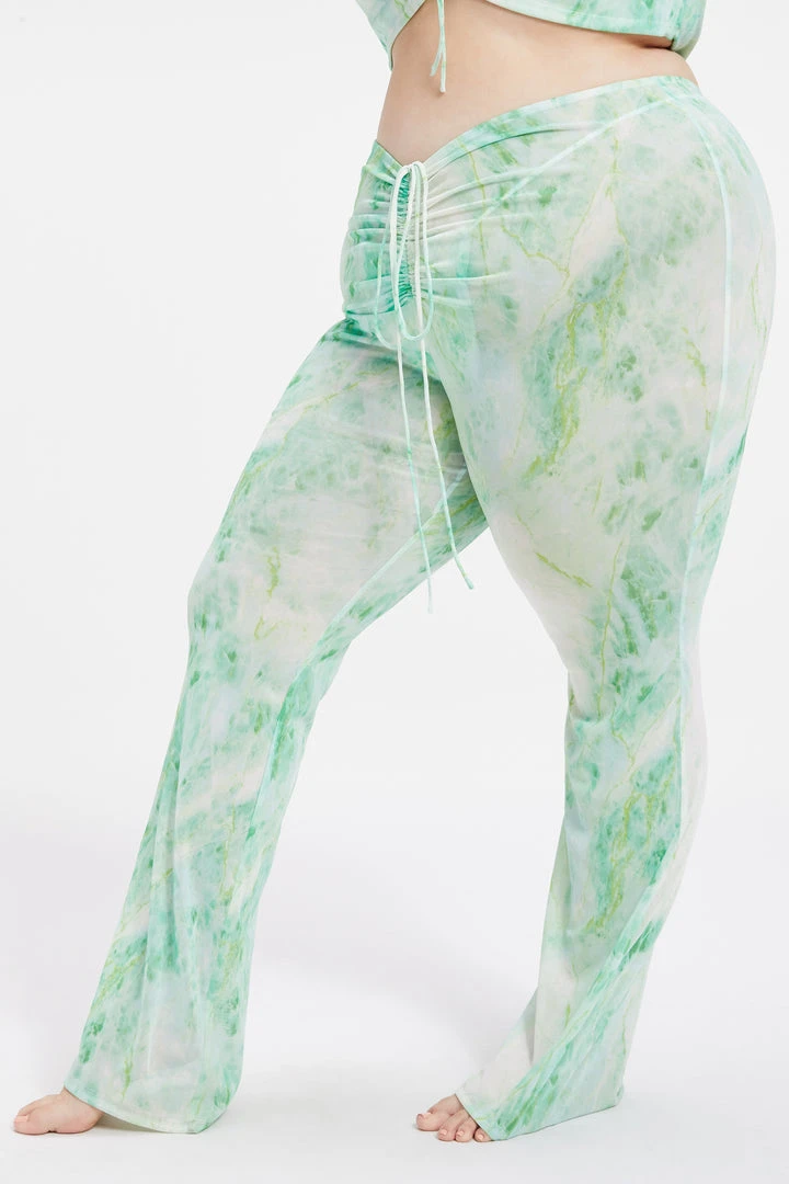 Budget 😍 GA-SALE MESH ROUCHED V BOOT | GREEN MARBLE001 Cover Ups 🤩 8 GA-SALE MESH ROUCHED V BOOT | GREEN MARBLE001 Cover Ups