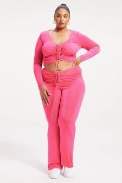 GA-SALE BOUNCE JERSEY V BOOT | HOT PINK002 Cover Ups