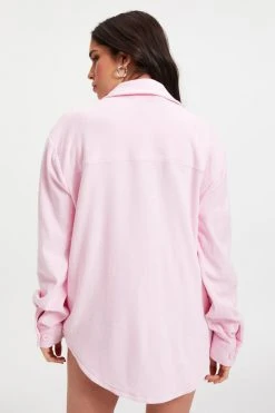 GA-SALE Cover Ups TERRY SHACKET | ICED PINK001