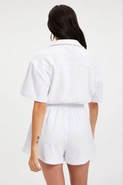 GA-SALE TERRY ROMPER | WHITE001