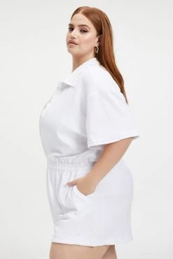 GA-SALE TERRY ROMPER | WHITE001