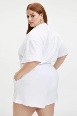 GA-SALE TERRY ROMPER | WHITE001