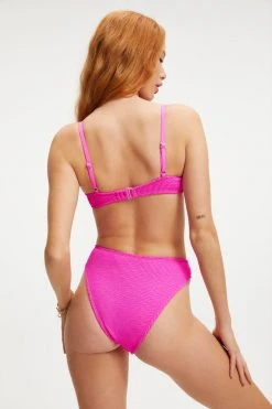 GOOD AMERICAN ALWAYS FITS TWISTED TOP | HAWAIIAN PINK001 Bikini Tops