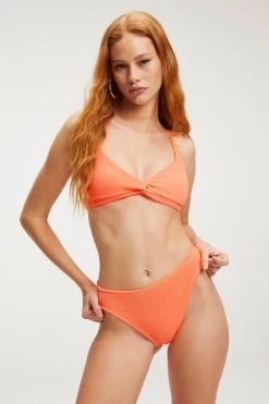 Best Pirce 🔔 GOOD AMERICAN ALWAYS FITS TWISTED TOP | ORANGE CREAM001 Bikini Tops 🔥 21 GOOD AMERICAN ALWAYS FITS TWISTED TOP | ORANGE CREAM001 Bikini Tops