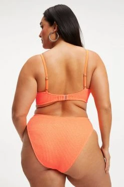 Best Pirce 🔔 GOOD AMERICAN ALWAYS FITS TWISTED TOP | ORANGE CREAM001 Bikini Tops 🔥 17 GOOD AMERICAN ALWAYS FITS TWISTED TOP | ORANGE CREAM001 Bikini Tops