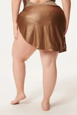 GA-SALE FOIL LEG DAZE SARONG | MOCHA FOIL002 Cover Ups