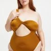 GOOD AMERICAN BALI ONE-PIECE | BRONZE BROWN001