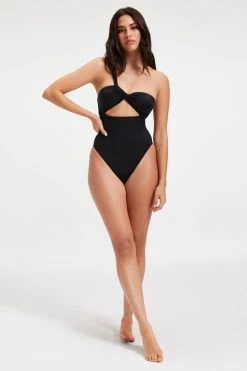 GOOD AMERICAN BALI ONE-PIECE | BLACK001 One-Pieces