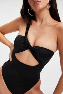 GOOD AMERICAN BALI ONE-PIECE | BLACK001 One-Pieces