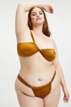 GOOD AMERICAN BALI TOP | BRONZE BROWN001