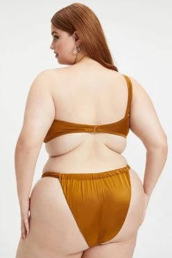 GOOD AMERICAN BALI TOP | BRONZE BROWN001