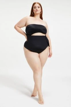 GOOD AMERICAN One-Pieces SIDE TIE ONE-PEICE | BLACK001