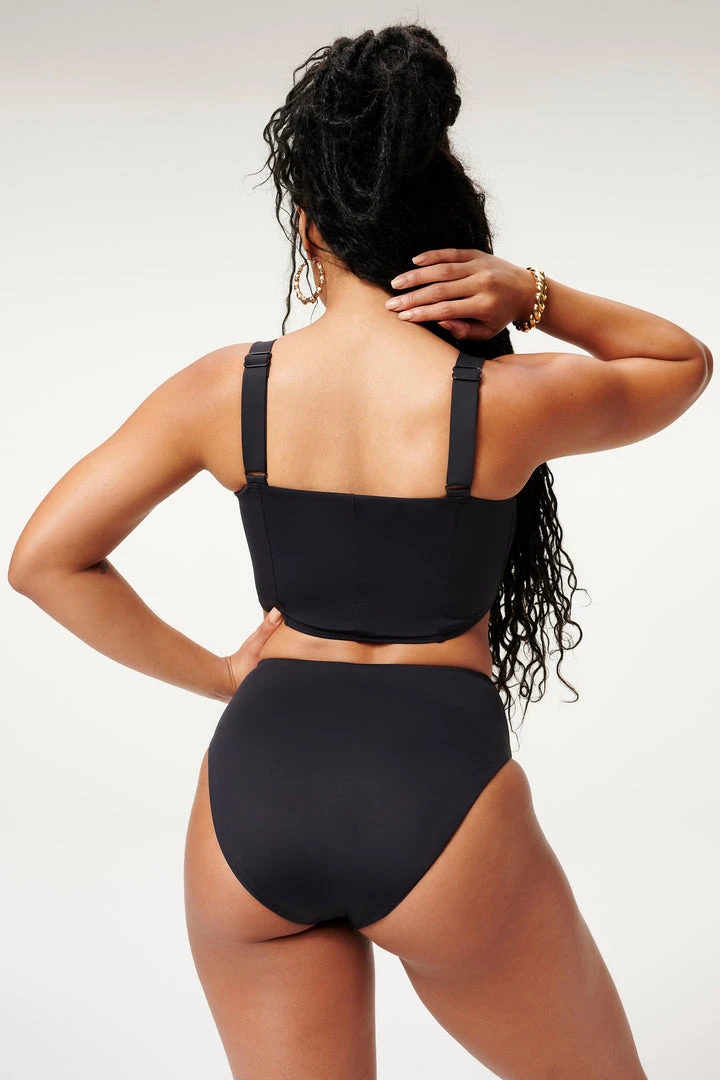 Brand new 🤩 GOOD AMERICAN Red Hot Swim CONTOUR TOP | BLACK001 💯 2 GOOD AMERICAN Red Hot Swim CONTOUR TOP | BLACK001