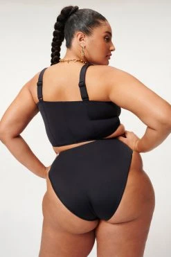 Brand new 🤩 GOOD AMERICAN Red Hot Swim CONTOUR TOP | BLACK001 💯 27 GOOD AMERICAN Red Hot Swim CONTOUR TOP | BLACK001