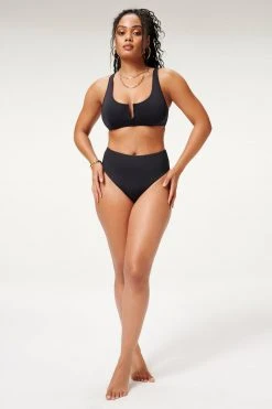 GOOD AMERICAN Bikini Tops U RING VEGAS TOP | BLACK001