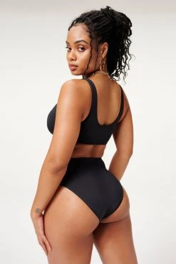 GOOD AMERICAN Bikini Tops U RING VEGAS TOP | BLACK001