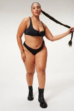 GOOD AMERICAN Bikini Tops U RING VEGAS TOP | BLACK001