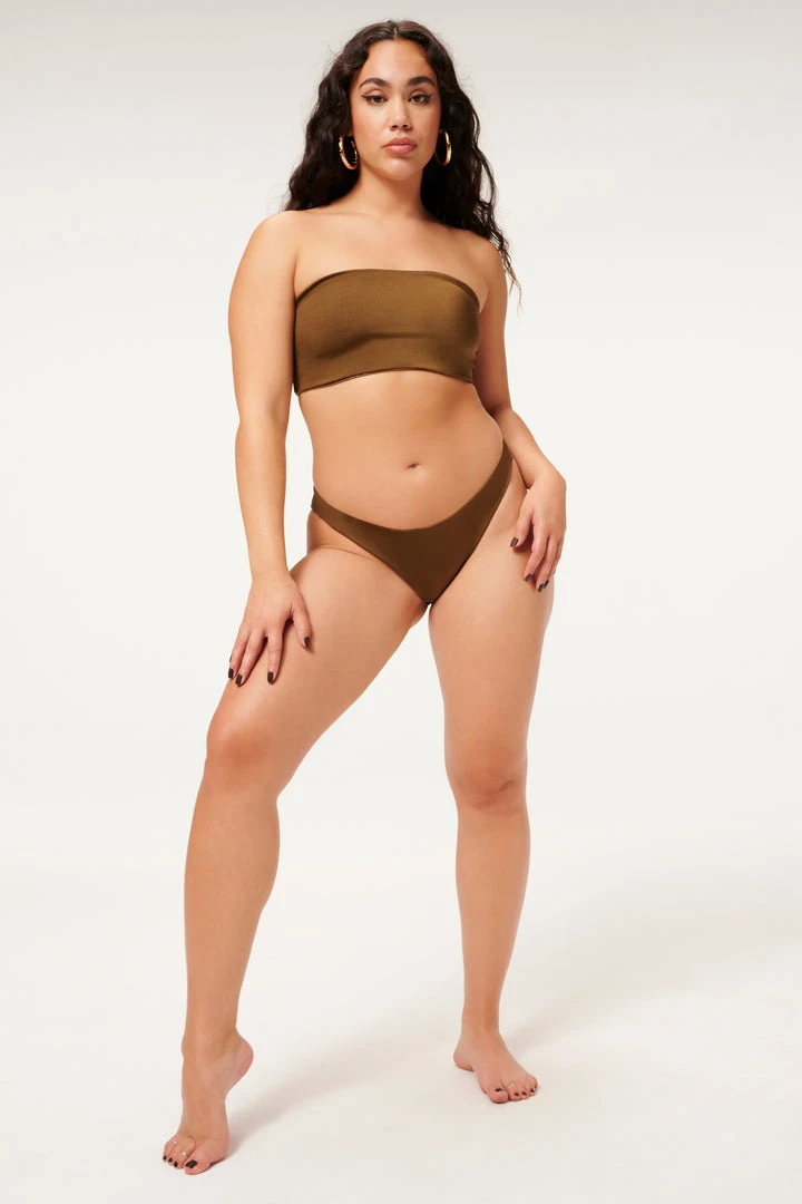 Flash Sale ⭐ GA-SALE METALLIC BETTER ✨ BIKINI BOTTOM | MOCHA FOIL002 🎉 6 GA-SALE METALLIC BETTER BIKINI BOTTOM | MOCHA FOIL002