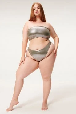 GA-SALE Bikini Bottoms METALLIC BETTER BIKINI BOTTOM | STORMY FOIL001