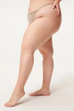 GA-SALE Bikini Bottoms SATIN PERFECT FIT BOTTOM | MINK001