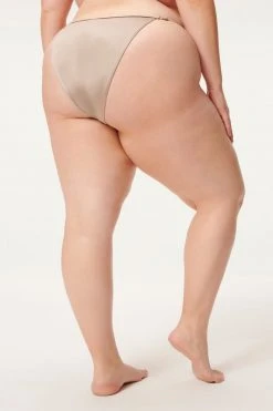 GA-SALE Bikini Bottoms SATIN PERFECT FIT BOTTOM | MINK001